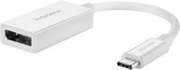 Insignia™ - USB-C to DisplayPort Adapter - White - Large Front