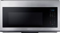 Samsung - 1.7 cu. ft. Over-the-Range Convection Microwave with WiFi - Stainless Steel - Large Front