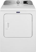 Maytag - 7.0 Cu. Ft. Electric Dryer with Moisture Sensing - White - Large Front