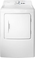 Insignia™ - 6.7 Cu. Ft. Gas Dryer with Sensor Dry - White - Large Front