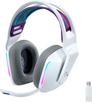 Logitech - G733 LIGHTSPEED Wireless Gaming Headset for PS4, PC - White - Large Front