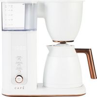 Café - Smart Drip 10-Cup Coffee Maker with Wi-Fi - Matte White - Large Front