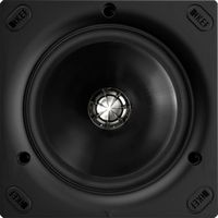 KEF - Ci Flush Mount Series Square Speaker - Black - Large Front