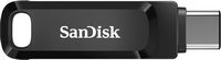 SanDisk - Ultra Dual Drive Go 128GB USB Type-A/USB Type-C Flash Drive - Black - Large Front