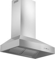 ZLINE - 30 inches - Wall Range Hood - Silver - Large Front