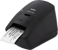 Brother - QL-600 Economic Desktop Label Printer - Black - Large Front