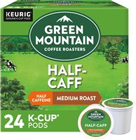 Green Mountain Coffee - Half Caff Coffee, Keurig Single-Serve K-Cup pods, Medium Roast, 24 Count - Large Front