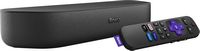Roku - Streambar Powerful 4K Streaming Media Player, Premium Audio, All in One, Voice Remote and ... - Large Front