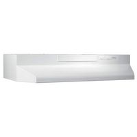 Broan - 30 inches - Under cabinet Range Hood - White - Large Front