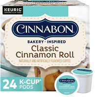 Cinnabon - Classic Cinnamon Roll Keurig Single-Serve K-Cup Pods, Light Roast Coffee, 24 Count - Large Front