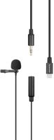 Saramonic - Lavalier Microphone with Lightning for Apple iPhone, or iPad w/ a Built-in 6.6-foot (... - Large Front