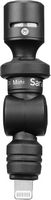 Saramonic - SmartMic DI Mini Ultra-Compact Condenser Microphone with Lightning for Apple iPhones ... - Large Front
