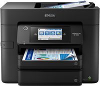 Epson - WorkForce Pro WF-4830 Wireless All-in-One Printer - Black - Large Front