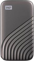 WD - My Passport 2TB External USB Type-C Portable SSD - Space Gray - Large Front