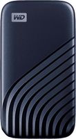 WD - My Passport 1TB External USB Type-C Portable SSD - Blue - Large Front