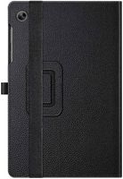SaharaCase - Folio Case for Lenovo Smart Tab M10 FHD Plus (2nd Gen) - Black - Large Front