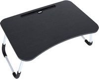 SaharaCase - Portable Table Stand for Most Laptops and Tablets - Black - Large Front