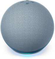 Amazon - Echo (4th Gen) With premium sound, smart home hub, and Alexa - Twilight Blue - Large Front