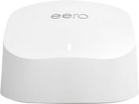 eero - 6 AX1800 Dual-Band Mesh Wi-Fi 6 Router - White - Large Front