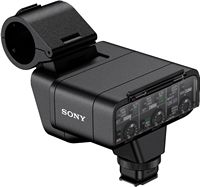 Sony - XLRK3M Dual Channel Digital XLR Adaptor Kit with Shotgun Microphone - Large Front
