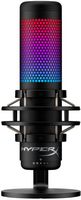 HyperX - QuadCast S Wired Multi-Pattern USB Electret Condenser Microphone - Large Front