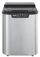 Danby - 2 lb Countertop Ice Maker - Stainless steel - Large Front