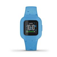 Garmin - vivofit jr. 3 Kids Fitness Activity Tracker - Blue Stars - (2020) - Large Front