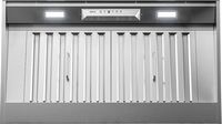 Zephyr - 36 inches - Externally Vented - Range Hood Insert - Stainless Steel - Large Front