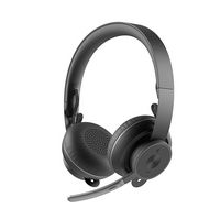 Logitech - Zone Wireless Bluetooth Noise-Cancelling Headset for Open Office - Graphite - Large Front