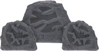 Sonance - MAGROCKS2.1 - Mag Series 2.1-Ch. Outdoor Rock Speaker System (Each) - Charcoal Gray Gra... - Large Front