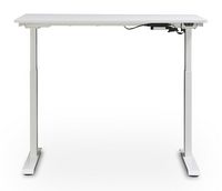 True Seating - Ergo Electric Height Adjustable Standing Desk - White - Large Front