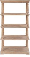 Finch - Maxwell 4-Tier Bookshelf - Natural - Large Front