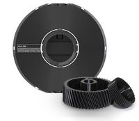 MakerBot - Nylon 12 Carbon Fiber Filament - Black - Large Front