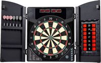 MD Sports - Bristlesmart Smart Dartboard Cabinet With Digital X/O Cricket Scorekeeping and  Steel... - Large Front