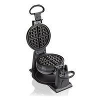 Hamilton Beach - Double Belgian Waffle Maker with Removable Nonstick Plates - Black - Large Front