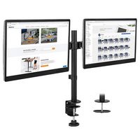 Mount-It! - Full Motion Dual Monitor Desk Mount up to 32