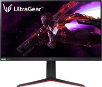 LG - UltraGear 32” Nano IPS QHD 1-ms G-SYNC Compatible Monitor with HDR - Black - Large Front