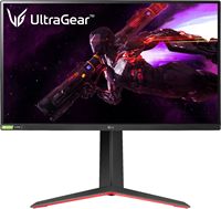 LG - UltraGear 27” Nano IPS QHD 1-ms G-SYNC Compatible Monitor with HDR - Black - Large Front