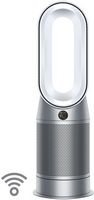 Dyson - Purifier Hot+Cool - HP07 - Smart Tower Air Purifier, Heater and Fan - White/Silver - Large Front