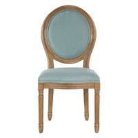 OSP Home Furnishings - Lillian Oval Back Chair - Klein Sea - Large Front