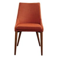 OSP Home Furnishings - 2 Pack Almer Chair - Tangerine - Large Front