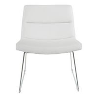 OSP Home Furnishings - Thompson Chair - White - Large Front