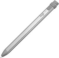 Logitech - Crayon Digital Pencil for All Apple iPads (2018 releases and later) - Mid Gray - Large Front