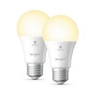 Sengled - A19 800 Lumens Bluetooth Mesh Smart LED Bulb (2-Pack) - Soft White - Large Front