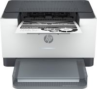 HP - LaserJet M209dw Wireless Black-and-White Laser Printer - White & Slate - Large Front