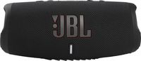 JBL - CHARGE5 Portable Waterproof Speaker with Powerbank - Black - Large Front