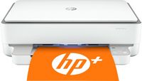 HP - ENVY 6055e Wireless Inkjet Printer with 3 months of Instant Ink Included with HP+ - White - Large Front