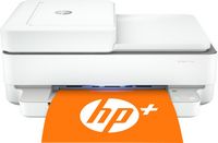 HP - ENVY 6455e Wireless All-In-One Inkjet Printer with 3 months of Instant Ink Included with HP+... - Large Front