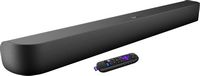 Roku - Streambar Pro 4K Streaming Media Player, Cinematic Audio, Voice Remote, TV Controls and He... - Large Front