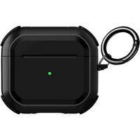 SaharaCase - Armor Series Case for Apple AirPods 3 (3rd Generation) - Black - Large Front